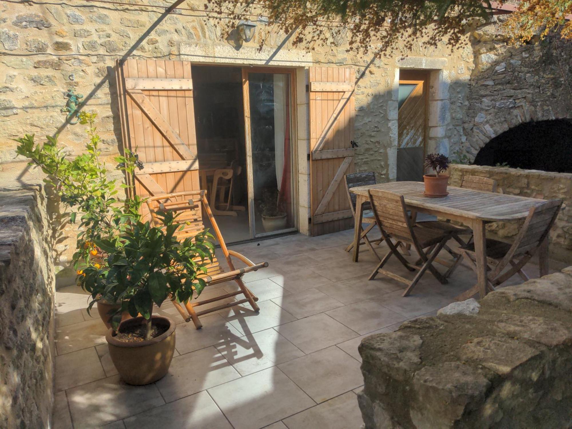 Gite Les Tilleuls Villa Saint-Montan Kültér fotó